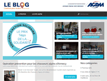 Tablet Screenshot of le-blog-agpm.fr